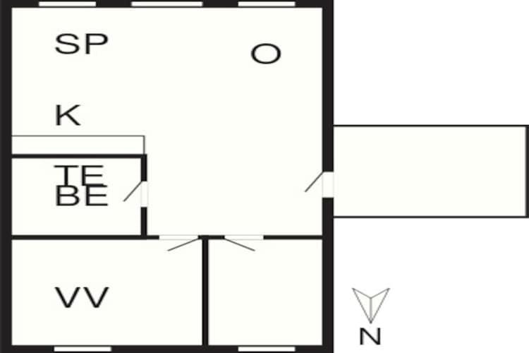 4 Person Holiday Home In R M Sønderby Exterior foto
